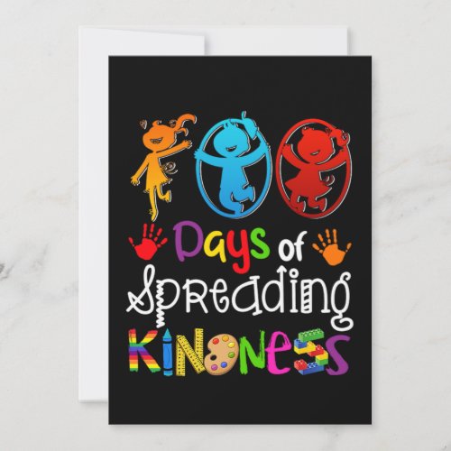 100 Days Of Spreading Kindness 100Th Day Of School Save The Date