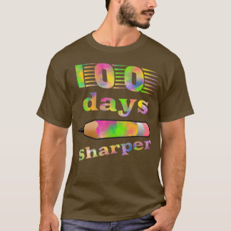 100 days pencil 100 days sharper colorful T-Shirt