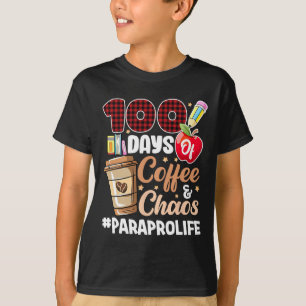 100 Days School Happy 100th Day Coffeechaos T-Shirt