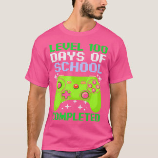 100 Days School Video Gaming 100th Day Teacher Stu T-Shirt