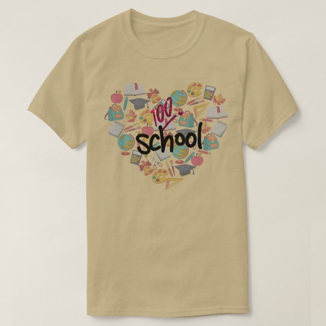 100 Days Sharper 100 Days Of School And Loving It  T-Shirt (Design Front)