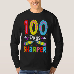 100 Days Sharper 100 Days Of School Pencil 100 Day T-Shirt