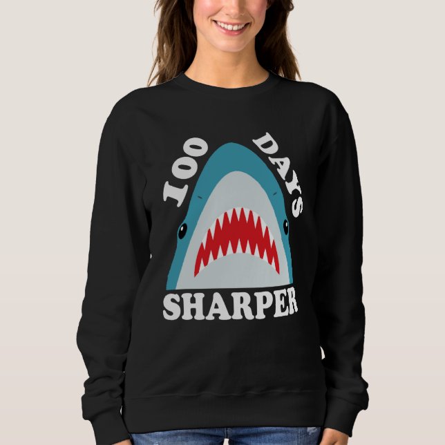 100 Days Sharper School 100 Days of School Sweatshirt (Front)