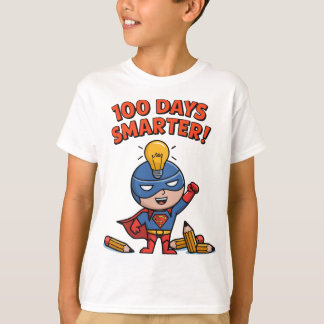 100 Days Smarter 100 Days of school T-Shirt