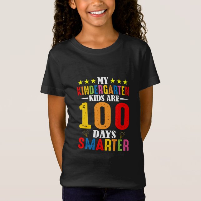 100 days smarter, 100 days smarter crown, T-Shirt (Front)