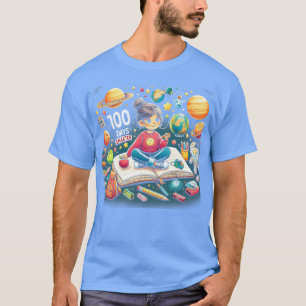 100 Days Smarter 100th Day Of School Astronaut Spa T-Shirt
