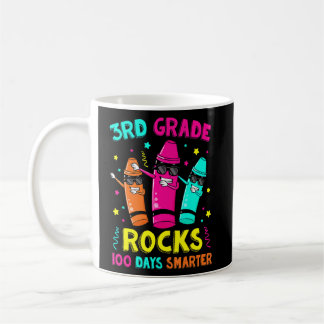 100 Days Smarter 3rd Grade Crayons 3rd Grade Rock Coffee Mug