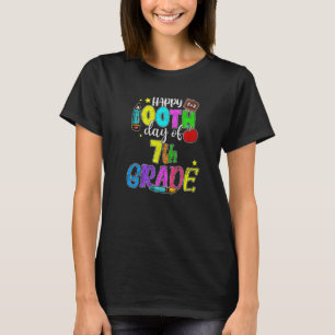 100 Days Smarter 7th Grade 100th Day Of School 7th T-Shirt