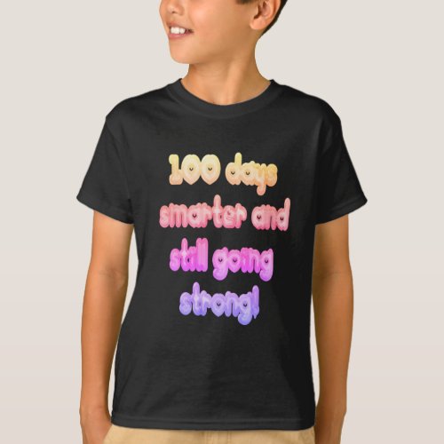 100 days smarter and still going strong Retro  T_Shirt