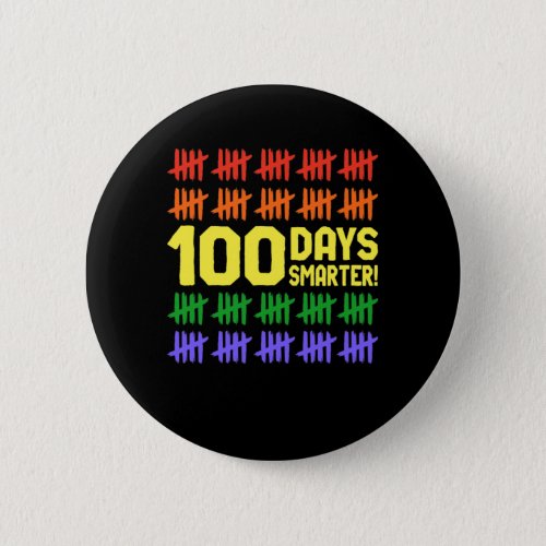100 Days Smarter Counting Hash Marks Days of Schoo Button