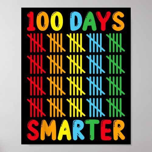 100 Days Smarter Fun Tally Teacher and Students No Poster