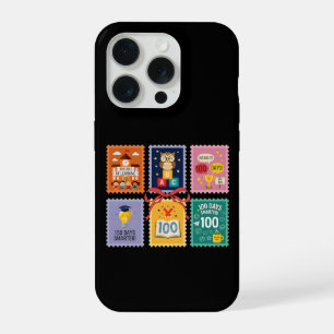100 Days Smarter Happy 100th Day of School Cute iPhone 15 Pro Case