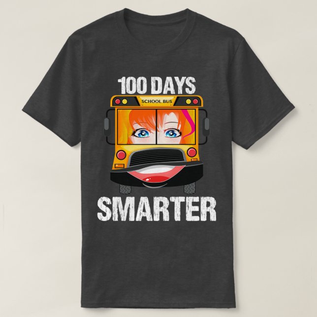 100 Days Smarter Kids1 T-Shirt (Design Front)