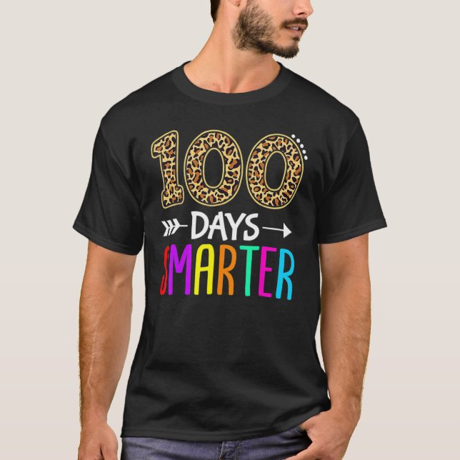 100 Days Smarter Kindergarten Child 100th Day Of S T-Shirt (Front)