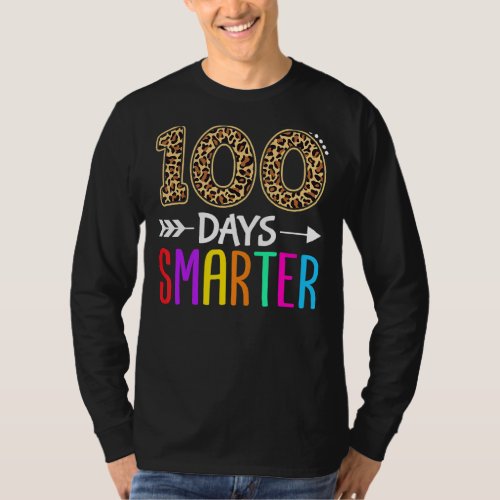 100 Days Smarter Kindergarten Child 100th Day of s T_Shirt