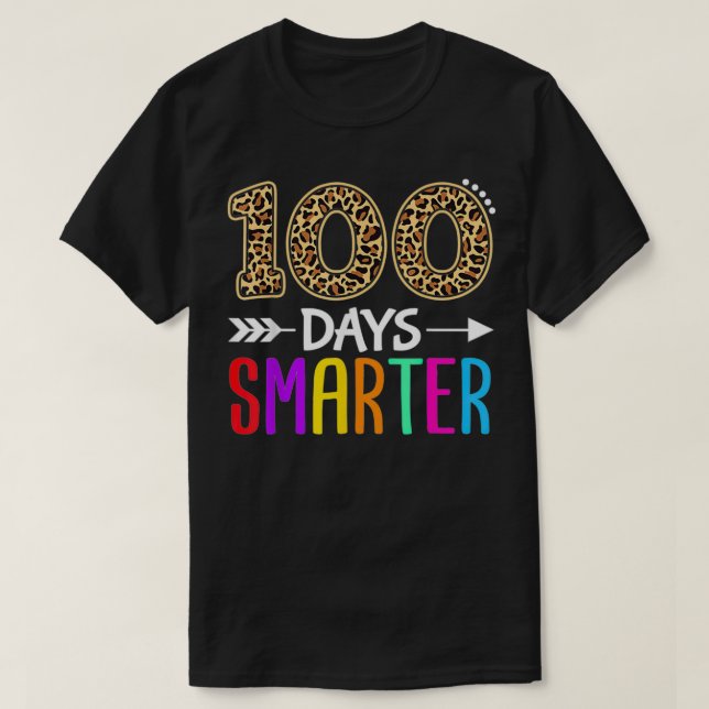 100 Days Smarter Kindergarten Child 100th Day of s T-Shirt (Design Front)
