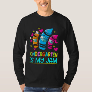 100 Days Smarter Kindergarten Is My Jam Teacher T-Shirt