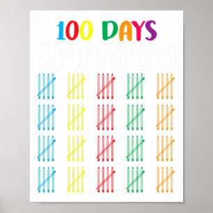 100 days smarter poster