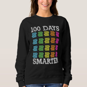 100 Days Smarter Shirt, Teachers Kids Boys Girls S Sweatshirt