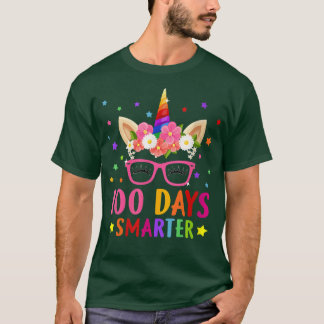100 Days Smarter Shirt Unicorn 100 Days Of School