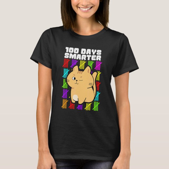 100 Days Smarter Shirts, Boys Girls 100th Day Of S T-Shirt (Front)