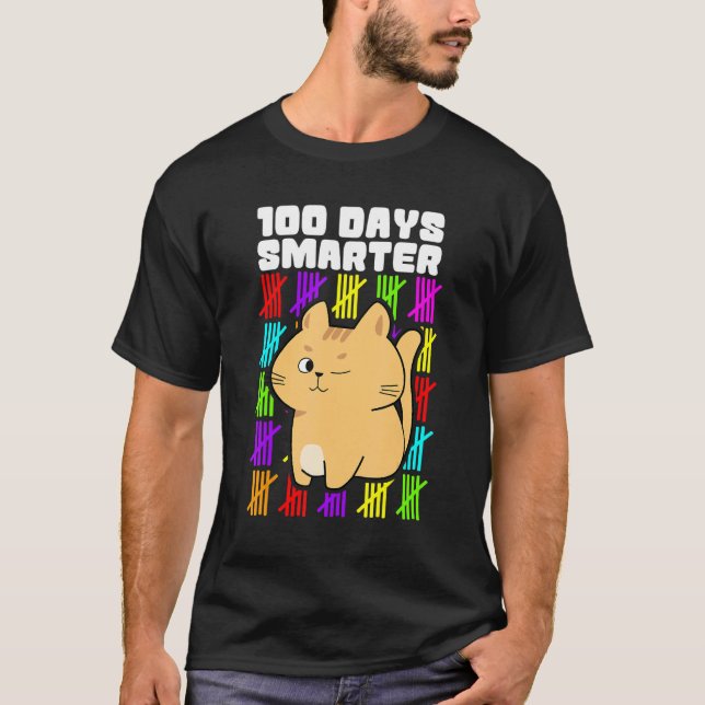 100 Days Smarter Shirts, Boys Girls 100th Day Of S T-Shirt (Front)