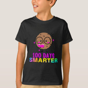 100 Days Smarter Smart Cookie With Gles Cute Fun T-Shirt