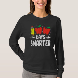 100 days Smarter Teacher leopard Happy 100th day O T-Shirt