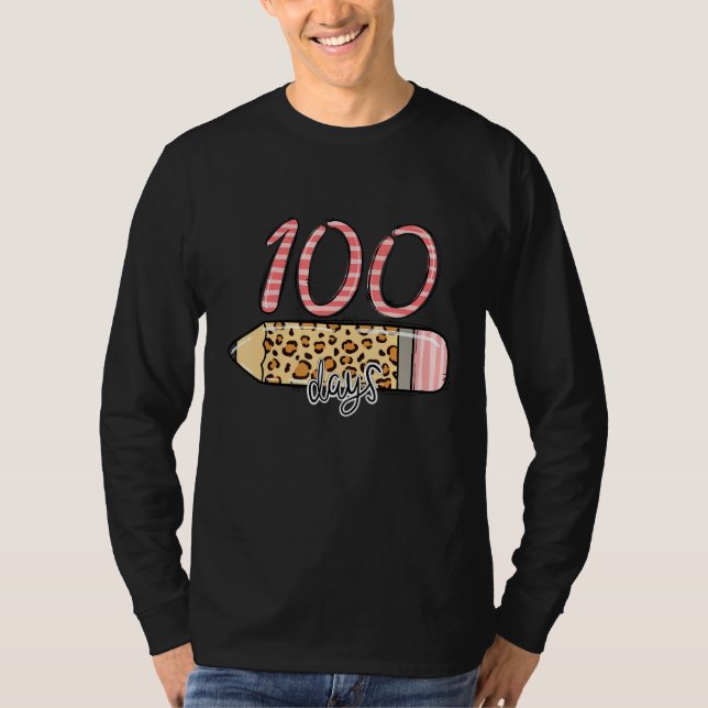 100 Days Smarter Teacher Or Student 100th Day Of S T-Shirt (Front)