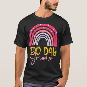 100 Days Smarter Teacher Rainbow 2022, 100th Day O T-Shirt
