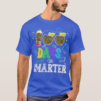 100 Days Smarter Teacher Student 100th Day of scho T-Shirt