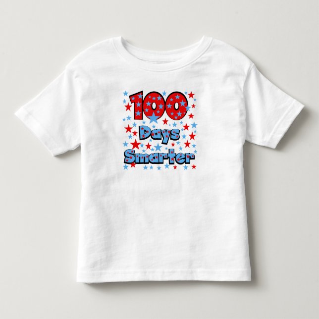 100 Days Smarter Toddler T-shirt (Front)