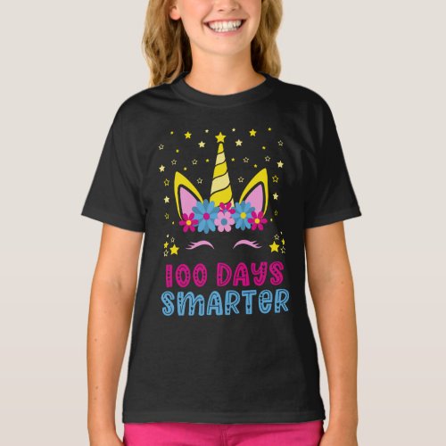 100 Days Smarter Unicorn T_Shirt