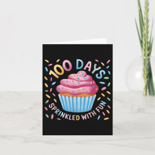 100 Days Sprinkled With Fun 100th Day Of School Gi Card