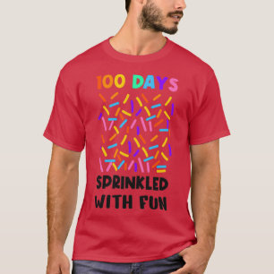 100 Days Sprinkled With Fun cake lovers 100th Day  T-Shirt