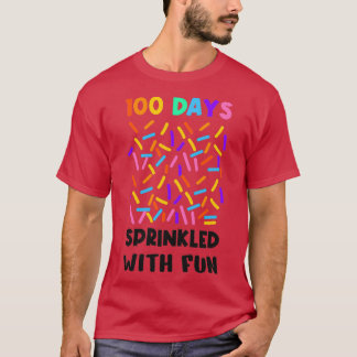 100 Days Sprinkled With Fun cake lovers 100th Day T-Shirt