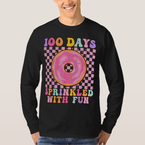 100 Days Sprinkled With Fun Donut School Teacher k T_Shirt