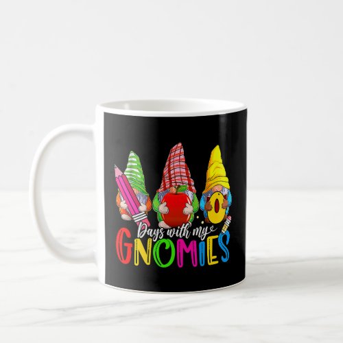 100 Days With My Gnomies 100th Day of School Gnome Coffee Mug