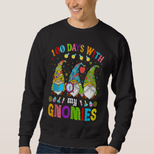 100 Days With My Gnomies 100th Day Of School Gnome Sweatshirt