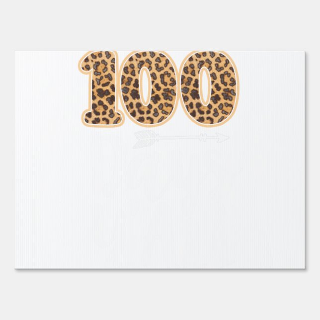100 Days Y&39;all Teacher or Student 100th Day of  Sign (Front)