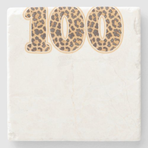 100 Days Y39all Teacher or Student 100th Day of  Stone Coaster