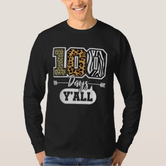100 Days Y All 100 Days Of School Jungle Teacher K T-Shirt