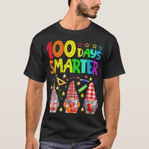 100 Days Yall Gnomes Happy 100th Day Of School Sm T_Shirt