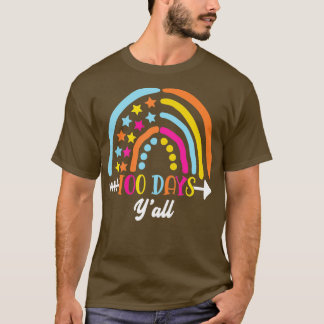 100 Days Yx27all Happy 100th Day Of School Colorfu T-Shirt