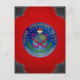 [100] Defense Intelligence Agency (DIA) Seal Postcard