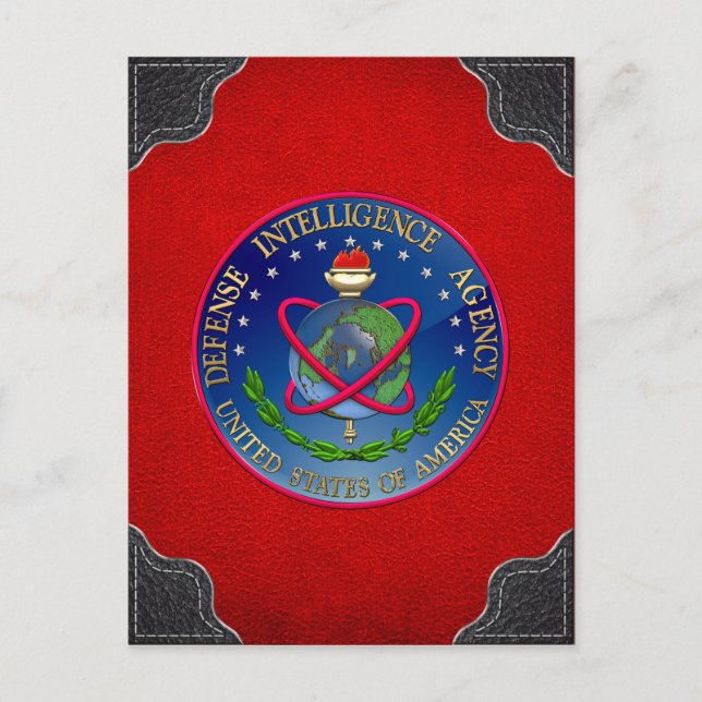 [100] Defense Intelligence Agency (DIA) Seal Postcard (Front)