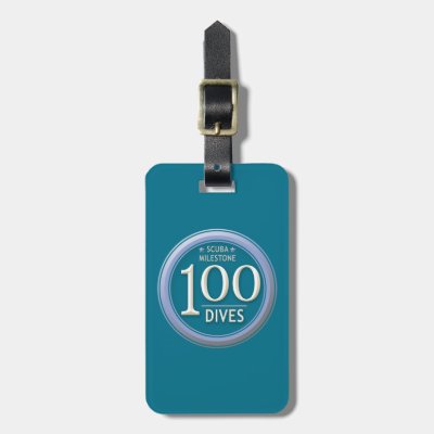 100 Dives Luggage Tag