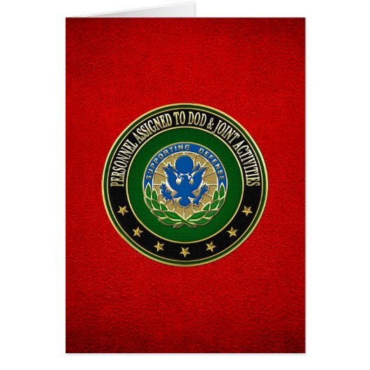 [100] DOD & Joint Activities DUI Special Edition Cards (Front)