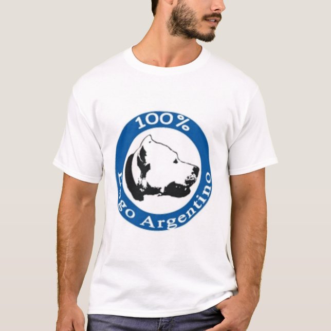100% Dogo Argentino T-Shirt (Front)