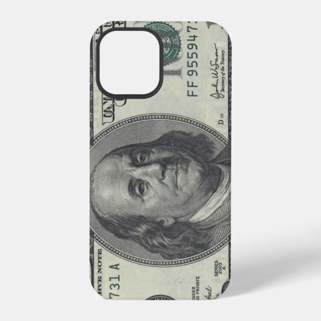 100 Dollar Bill Iphone Case (Back)